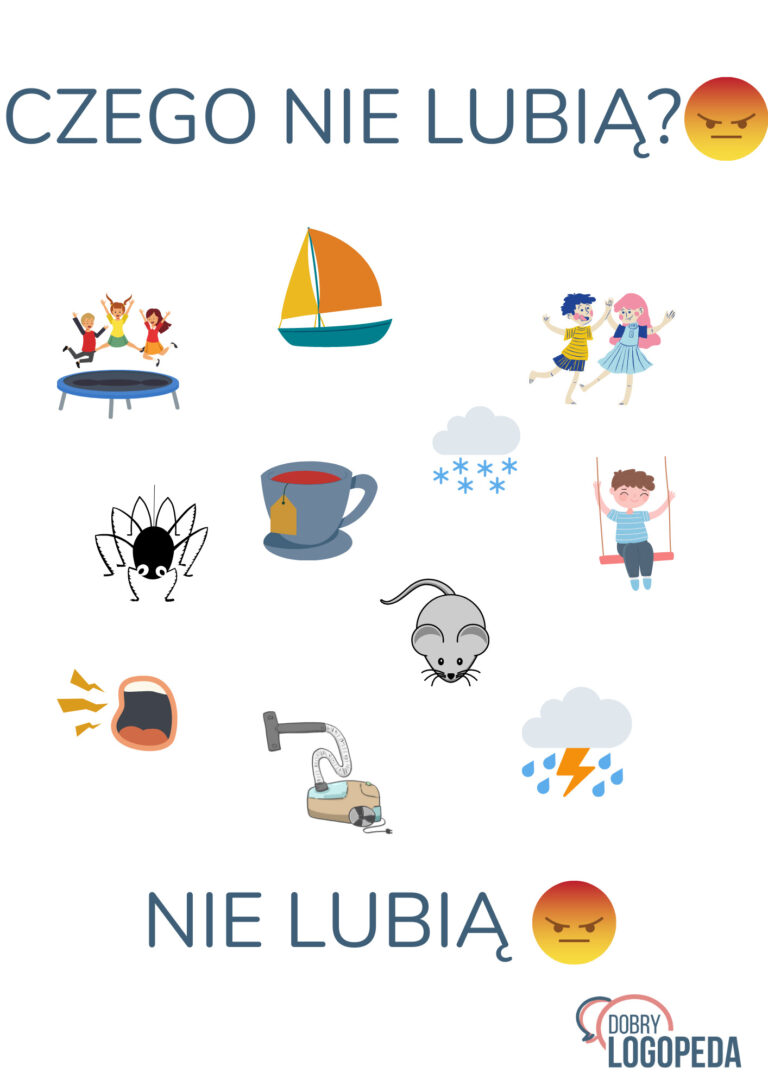 Karty pracy „Czasownik - lubić” – Dobry logopeda